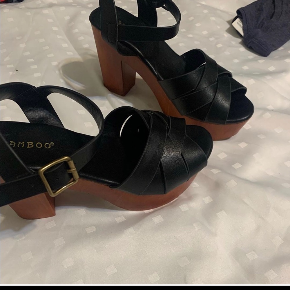 Black heels